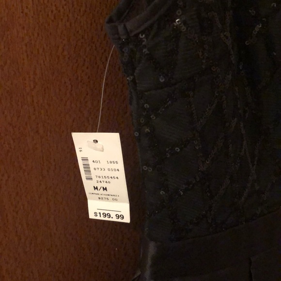 BNWT Sequin and Satin Cocktail Dress - Picture 3 of 5